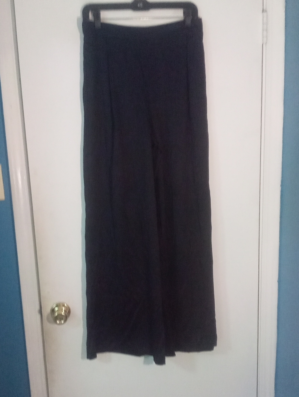 TWRHL Christie Brinkley Wide Leg Pants Medium New NWOT Textured